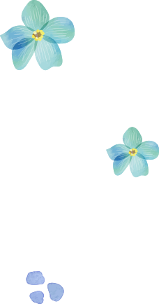 お花の飾り